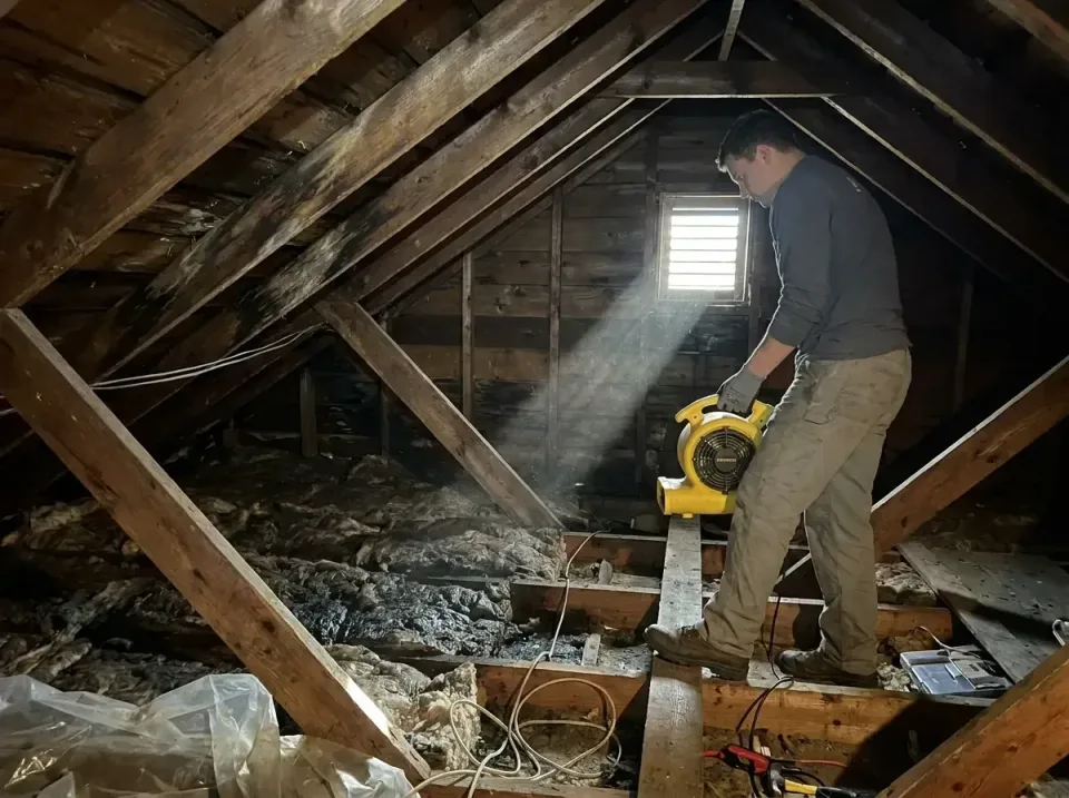 attic-water-damage-drying-proc-007 — frequently asked questions, Emergency Water Extraction & 24/7 Flood Response in Kaufman…